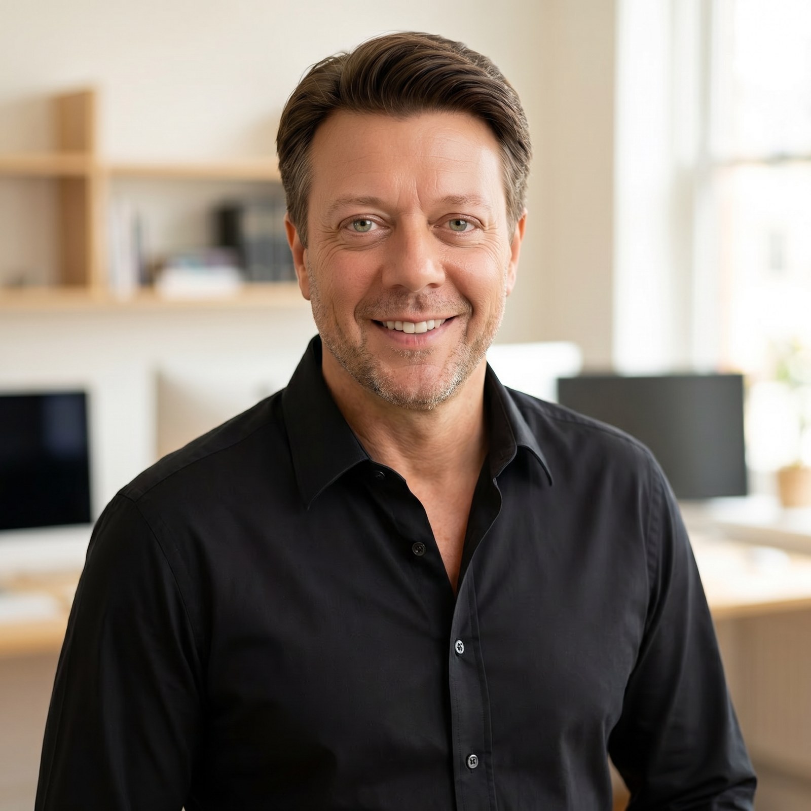 Portrait chaleureux de Luigi, formateur ClicSenior